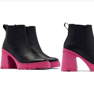 Sorel Brex Bloc Heel Waterproof Chelsea Boots